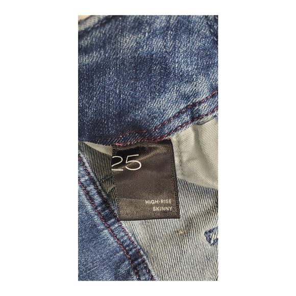 Anthropologie Pilcro Skinny Darted Jeans 25 / 0 - Picture 7 of 11